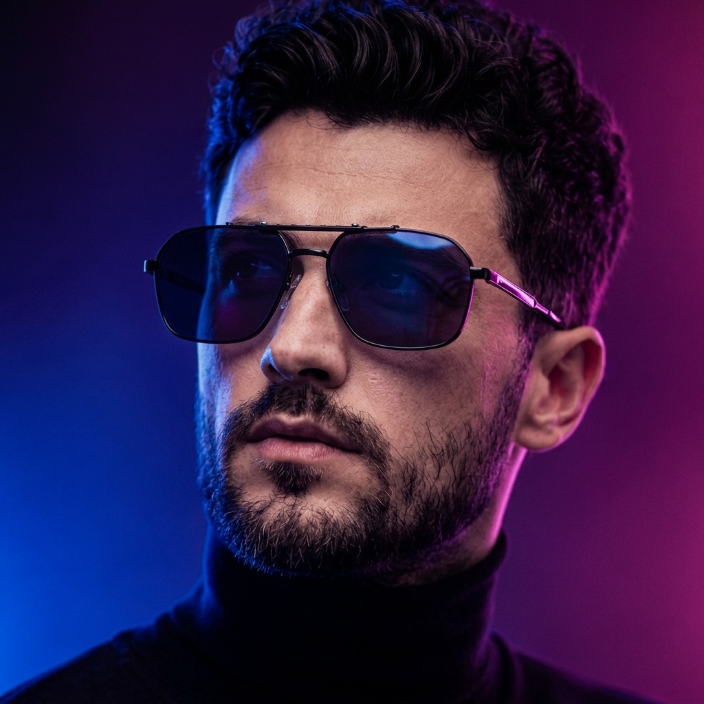 نظارات بإضاءة سينمائية من نتائج مستخدمي TrendyAI